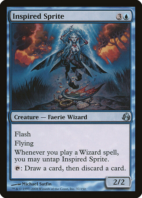 Inspired Sprite - Morningtide Magic card