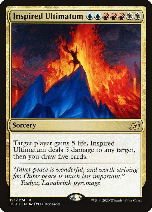 Inspired Ultimatum - Ikoria: Lair of Behemoths Magic card