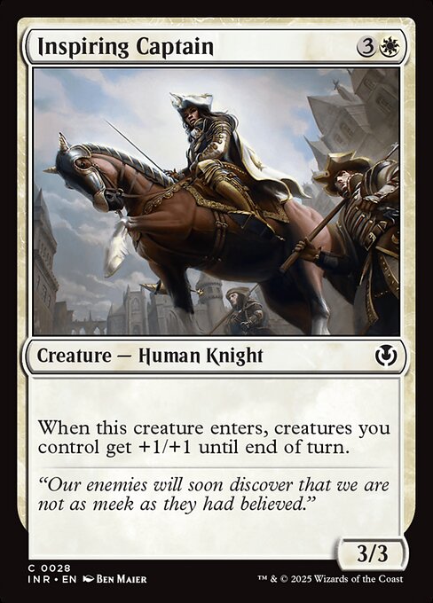 Inspiring Captain - Innistrad Remastered Magic card