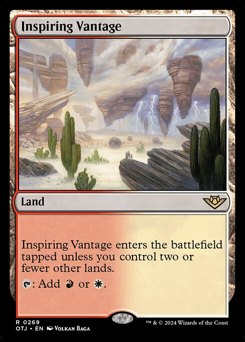 Inspiring Vantage - Outlaws of Thunder Junction Magic card