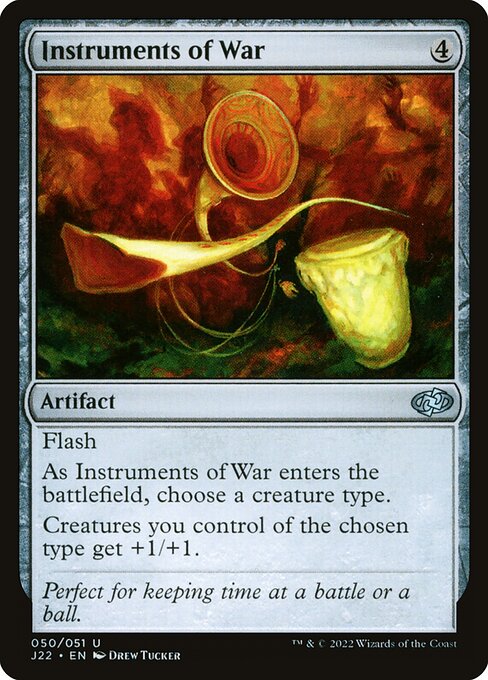 Instruments of War - Jumpstart 2022 Magic card