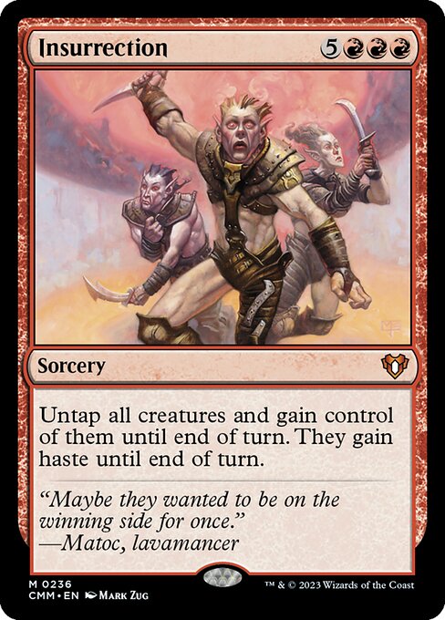 Insurrection - Commander Masters Magic card