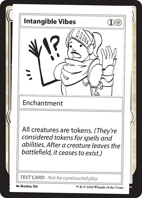 Intangible Vibes - Mystery Booster 2 (#516) - Illustrated by Marisa Oh - Magic: The Gathering Card