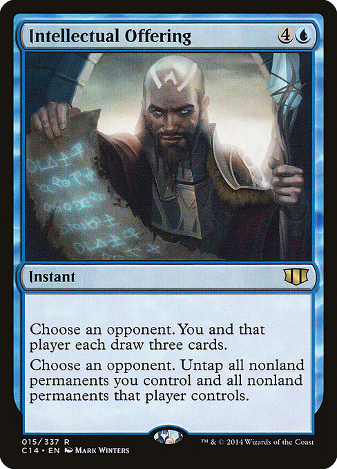 Intellectual Offering - Commander 2014 Magic card