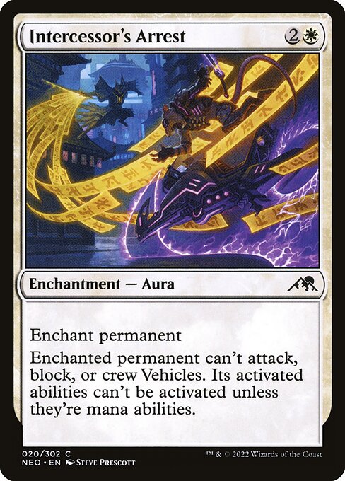 Intercessor's Arrest - Kamigawa: Neon Dynasty Magic card