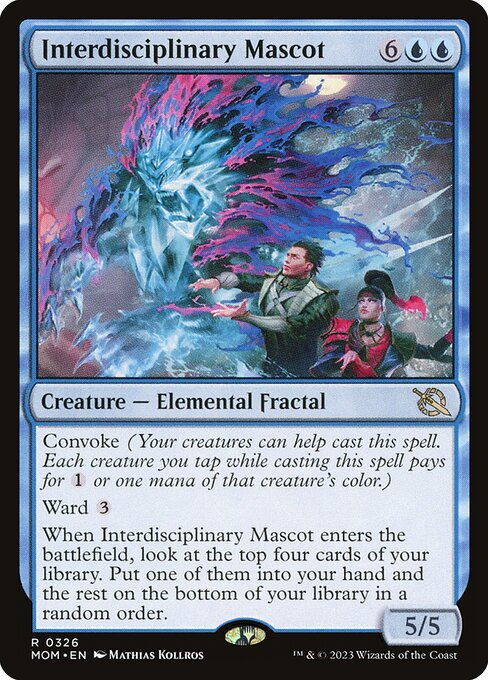 Interdisciplinary Mascot - March of the Machine Magic card