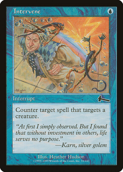 Intervene - Urza's Legacy Magic card