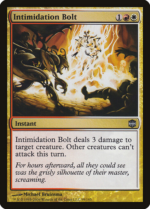 Intimidation Bolt - Alara Reborn Magic card