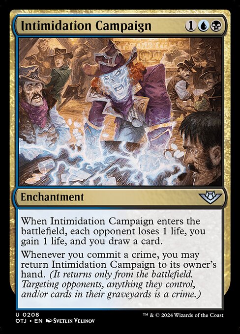 Intimidation Campaign - Outlaws of Thunder Junction Magic card