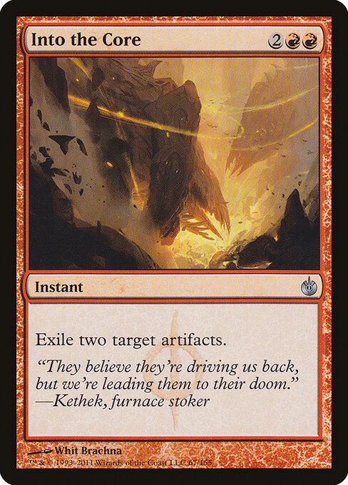 Into the Core - Mirrodin Besieged Magic card