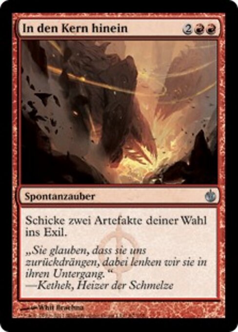 Nel Nucleo (Into the Core) - Mirrodin Besieged (#67) - Illustrated by Whit Brachna - Magic: The Gathering Card