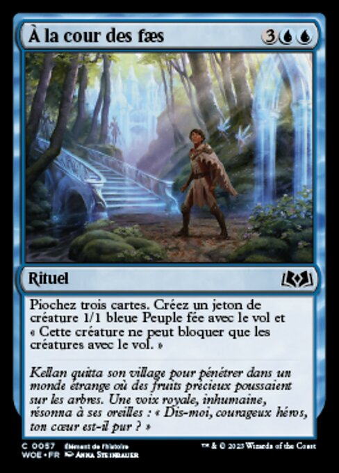 Reise zum Feen-Hof (Into the Fae Court) - Wilds of Eldraine (#57) - Illustrated by Anna Steinbauer - Magic: The Gathering Card