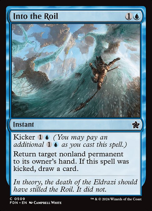 Into the Roil - Foundations Magic card