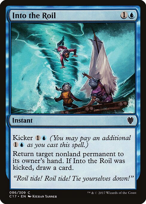 In die Turbulenz hinein (Into the Roil) - Zendikar (#48) - Illustrated by Kieran Yanner - Magic: The Gathering Card