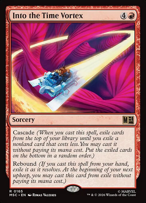 Into the Time Vortex - Marvel Super Heroes Commander Magic card