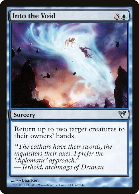 Nel Vuoto (Into the Void) - Avacyn Restored (#62) - Illustrated by Daarken - Magic: The Gathering Card