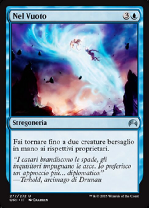 Nel Vuoto (Into the Void) - Magic Origins (#277) - Illustrated by Daarken - Magic: The Gathering Card