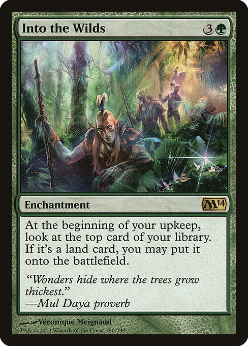 Into the Wilds - Magic 2014 Magic card
