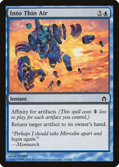 Into Thin Air - Fifth Dawn Magic card