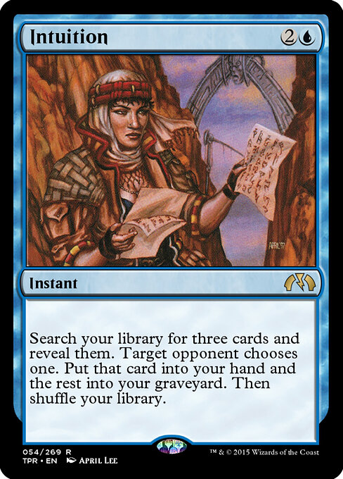 Intuition - Tempest Remastered Magic card
