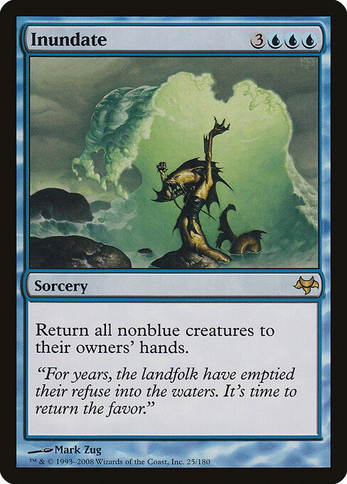 Inundate - Eventide Magic card