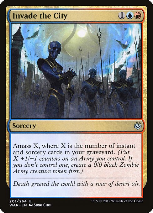 Invade the City - War of the Spark Magic card