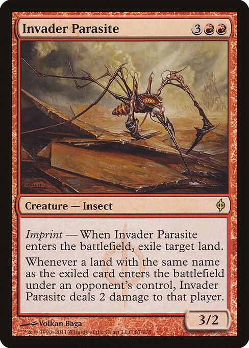 Invader Parasite - New Phyrexia Magic card