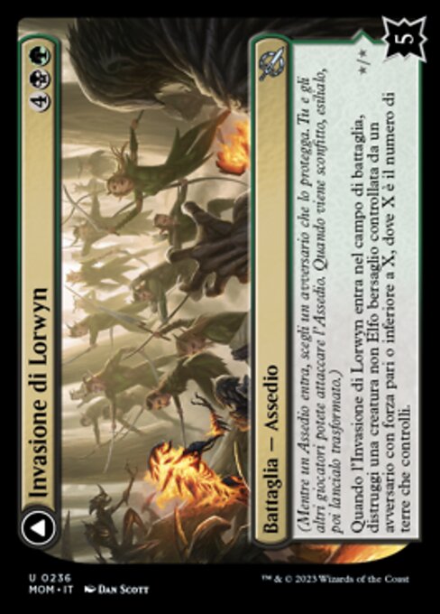 Invasion of Lorwyn // Winnowing Forces - March of the Machine (#236) - Illustrated by Dan Murayama Scott - Magic: The Gathering Card