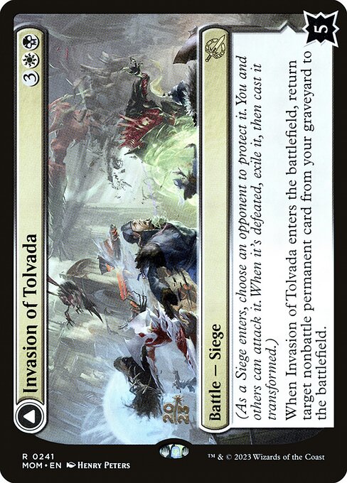 Invasion of Tolvada // The Broken Sky - March of the Machine Magic card
