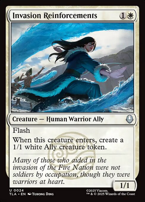 Invasion Reinforcements - Avatar: The Last Airbender Magic card