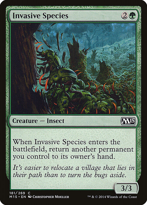 Invasive Species - Magic 2015 Magic card