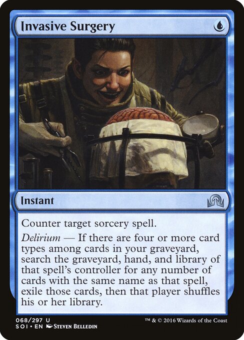 Invasive Surgery - Shadows over Innistrad Magic card