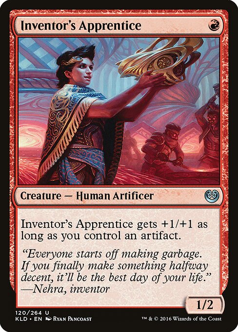 Inventor's Apprentice - Kaladesh Magic card