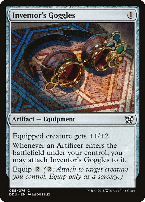 Inventor's Goggles - Duel Decks: Elves vs. Inventors Magic card