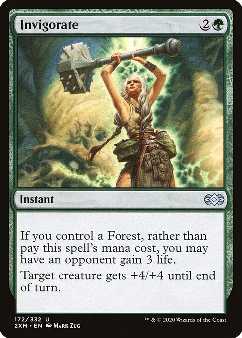 Invigorate - Double Masters Magic card