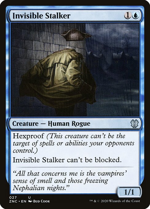 Invisible Stalker - Zendikar Rising Commander Magic card