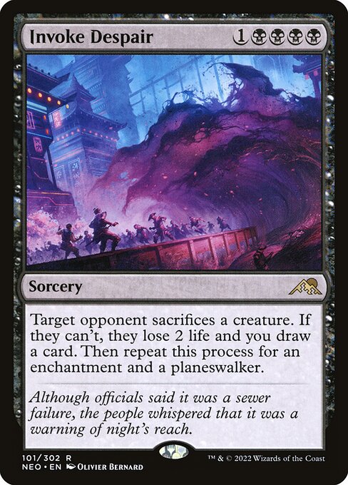 Invoke Despair - Kamigawa: Neon Dynasty Magic card
