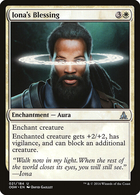 Iona's Blessing - Oath of the Gatewatch Magic card