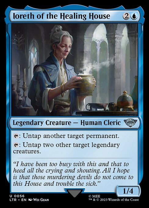 Ioreth of the Healing House - The Lord of the Rings: Tales of Middle-earth (#56) - Illustrated by Wei Guan - Magic: The Gathering Card