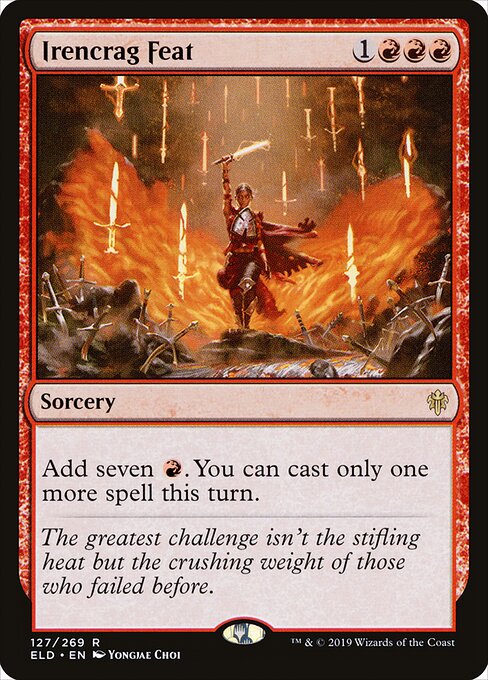Irencrag Feat - Throne of Eldraine Magic card