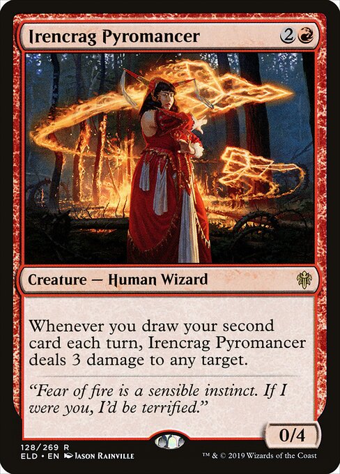Irencrag Pyromancer - Throne of Eldraine Magic card