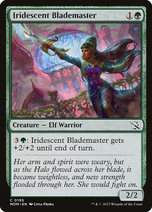 Iridescent Blademaster - March of the Machine Magic card