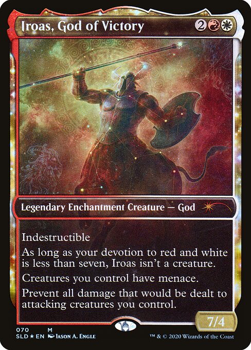 Iroas, Dio della Vittoria (Iroas, God of Victory) - Commander 2016 (#205) - Illustrated by Slawomir Maniak - Magic: The Gathering Card