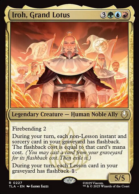 Iroh, Grand Lotus - Avatar: The Last Airbender Magic card