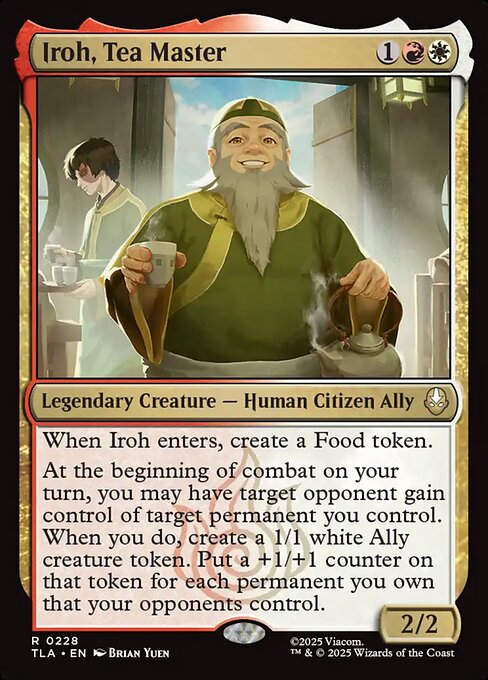 Iroh, Tea Master - Avatar: The Last Airbender Magic card