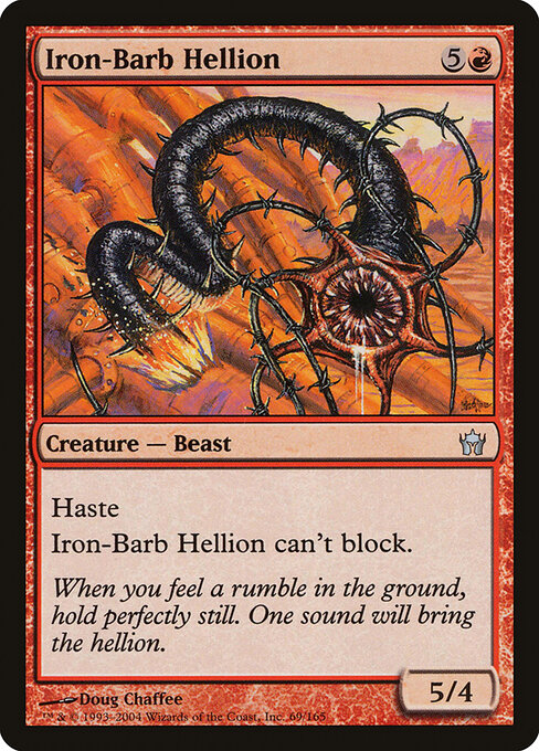 Iron-Barb Hellion - Fifth Dawn Magic card