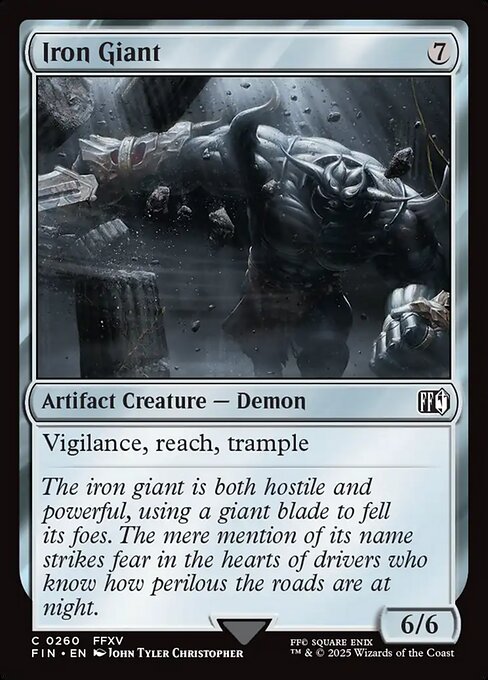 Iron Giant - Final Fantasy Magic card