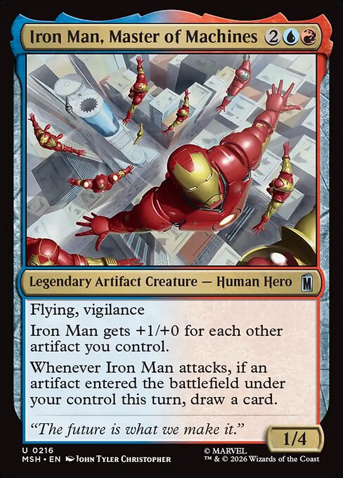 Iron Man, Master of Machines - Marvel Super Heroes Magic card