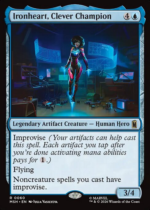 Ironheart, Clever Champion - Marvel Super Heroes Magic card