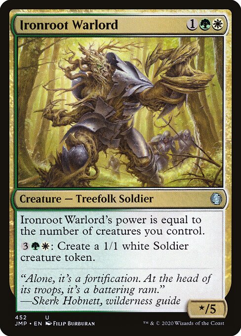 Ironroot Warlord - Jumpstart Magic card